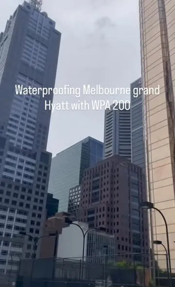 Waterproofing at the Grand Hyatt Melbourne