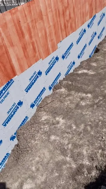 Retaining wall membrane
